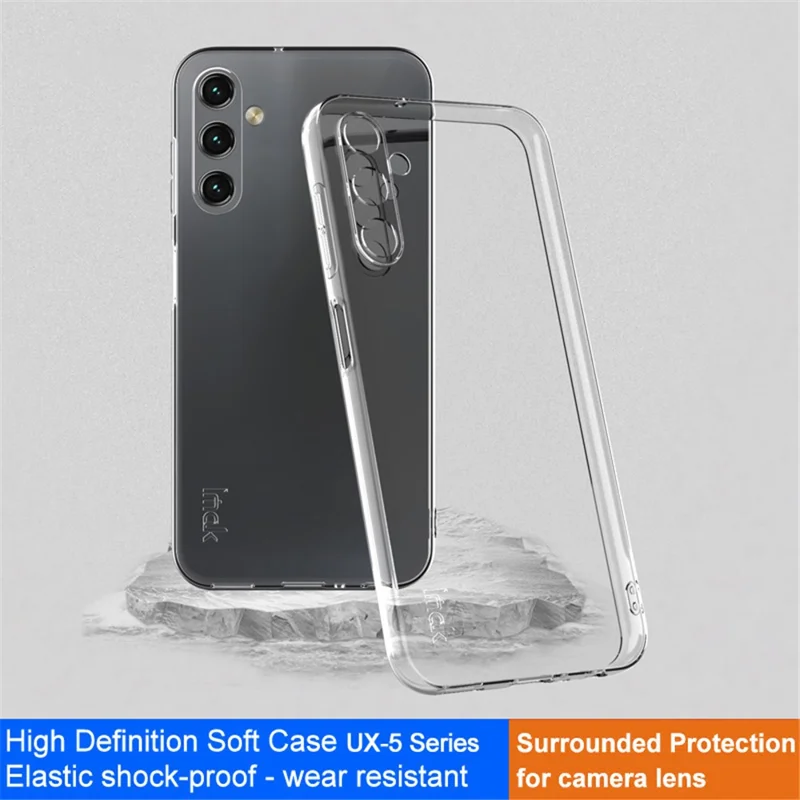 IMAK UX-5 Series Smartphone Cover für Samsung Galaxy A25 5G (Global) (161,0 x 76,5 x 8,3 mm), Handy-Schutzhülle aus klarem TPU-Kunststoff