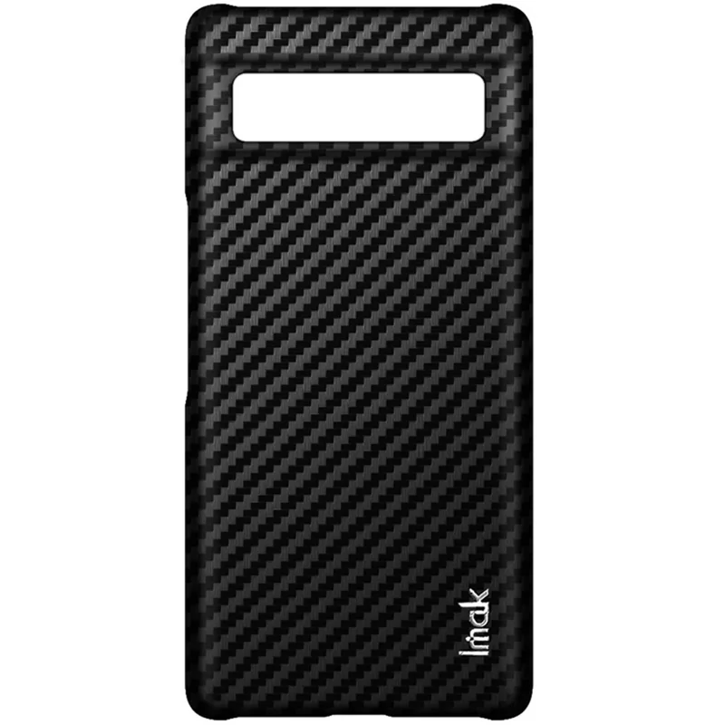 IMAK Ruiyi Series for Google Pixel 7a Mobile Phone Cover Shockproof PC + PU Leather Phone Case - Carbon Fiber Texture