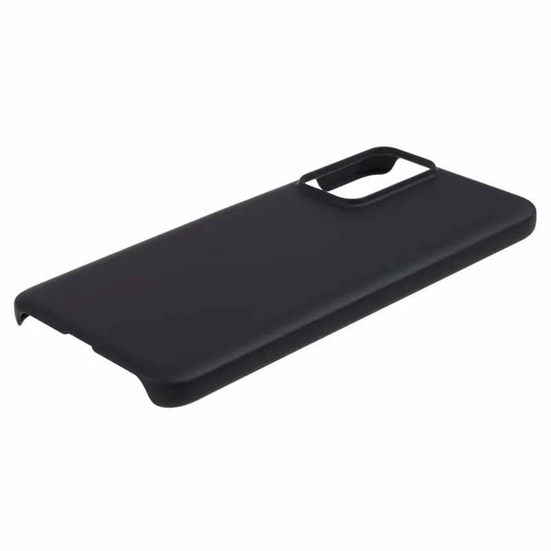 Til Xiaomi Redmi Note 12S 4G Gummibehandlet Telefonbeskyttelse Hård PC-beskyttelsesdæksel - Sort
