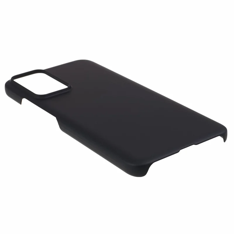 Til Xiaomi Redmi Note 12S 4G Gummibehandlet Telefonbeskyttelse Hård PC-beskyttelsesdæksel - Sort