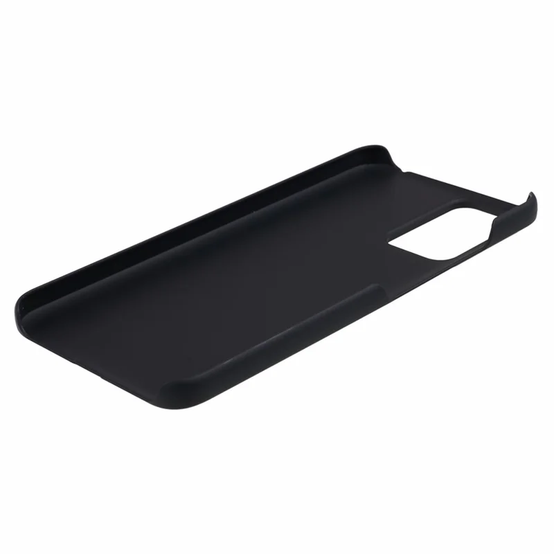 Til Xiaomi Redmi Note 12S 4G Gummibehandlet Telefonbeskyttelse Hård PC-beskyttelsesdæksel - Sort