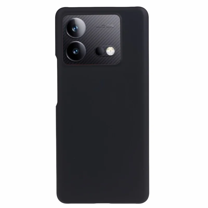 Til vivo iQOO Neo8 5G / Neo8 Pro 5G Anti-skrab Gummibehandlet Telefoncase PC Smartphone Cover - Sort