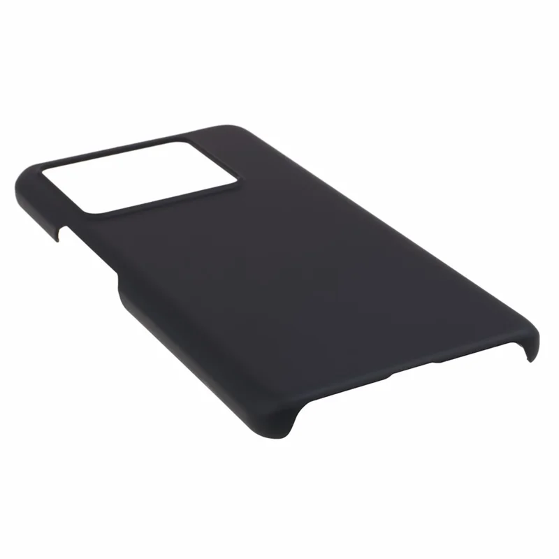 Til vivo iQOO Neo8 5G / Neo8 Pro 5G Anti-skrab Gummibehandlet Telefoncase PC Smartphone Cover - Sort