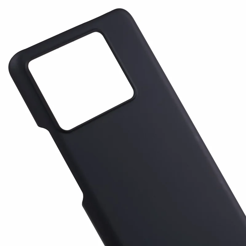 Til vivo iQOO Neo8 5G / Neo8 Pro 5G Anti-skrab Gummibehandlet Telefoncase PC Smartphone Cover - Sort