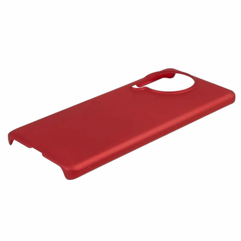 For Xiaomi Civi 3 5G Rubberized Mobile Phone Cover Fingerprint-free Hard PC Phone Back Cover - Red