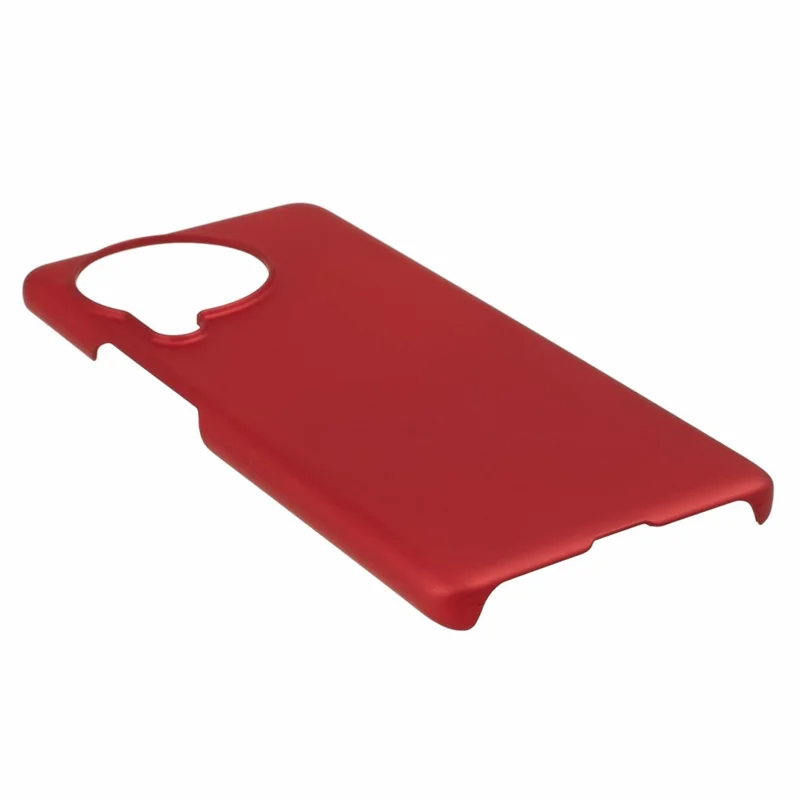 For Xiaomi Civi 3 5G Rubberized Mobile Phone Cover Fingerprint-free Hard PC Phone Back Cover - Red
