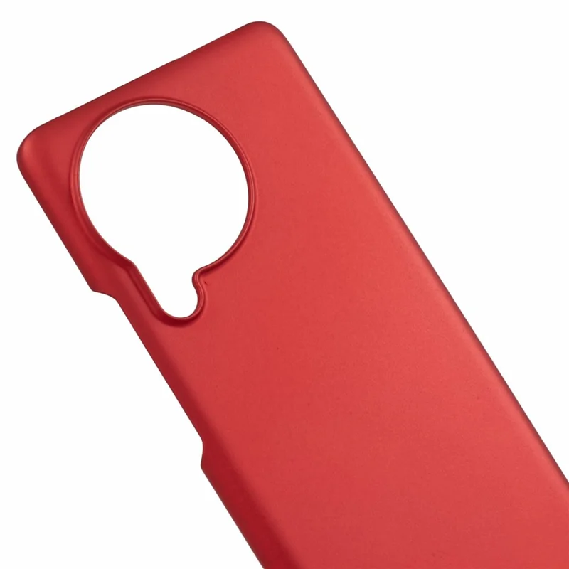 For Xiaomi Civi 3 5G Rubberized Mobile Phone Cover Fingerprint-free Hard PC Phone Back Cover - Red