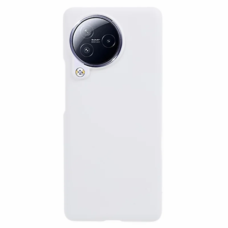 For Xiaomi Civi 3 5G Rubberized Mobile Phone Cover Fingerprint-free Hard PC Phone Back Cover - White