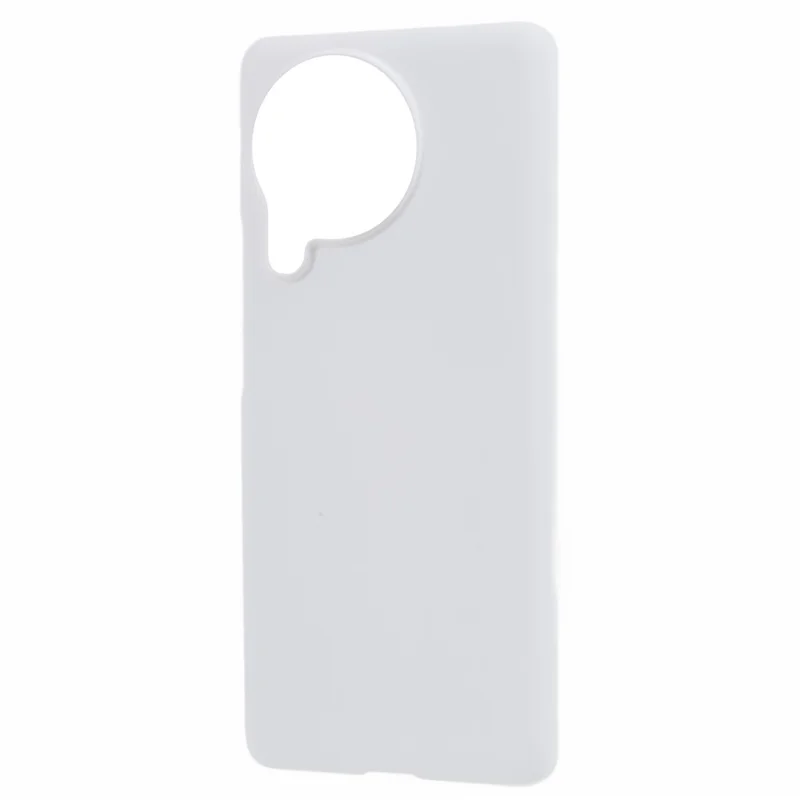 For Xiaomi Civi 3 5G Rubberized Mobile Phone Cover Fingerprint-free Hard PC Phone Back Cover - White