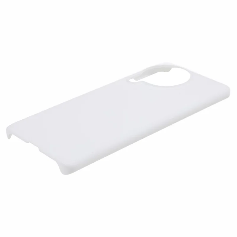 For Xiaomi Civi 3 5G Rubberized Mobile Phone Cover Fingerprint-free Hard PC Phone Back Cover - White