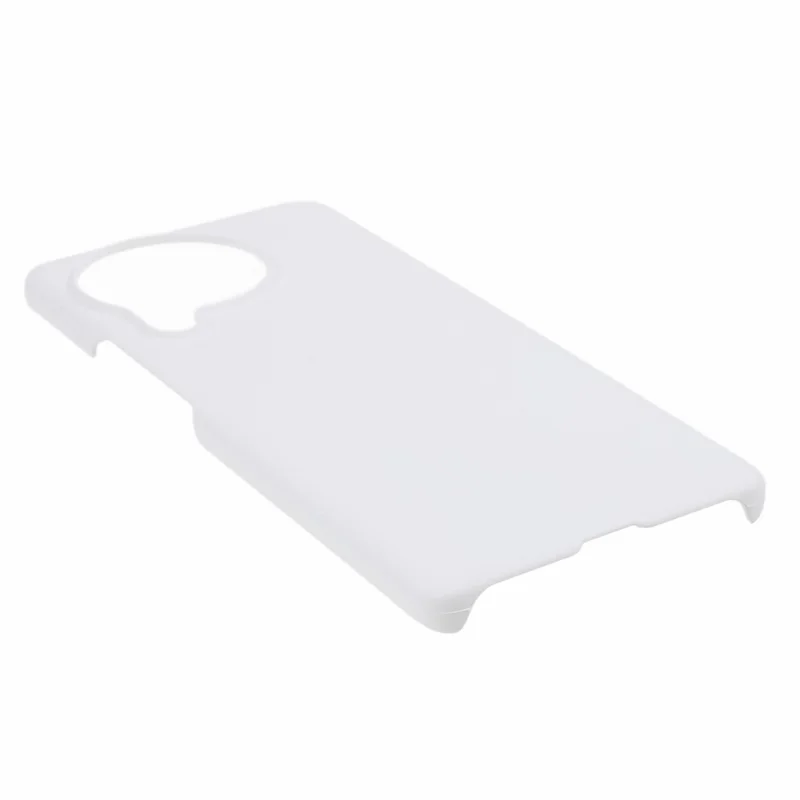 For Xiaomi Civi 3 5G Rubberized Mobile Phone Cover Fingerprint-free Hard PC Phone Back Cover - White