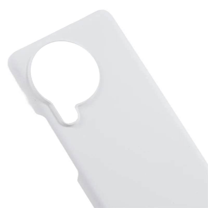 For Xiaomi Civi 3 5G Rubberized Mobile Phone Cover Fingerprint-free Hard PC Phone Back Cover - White
