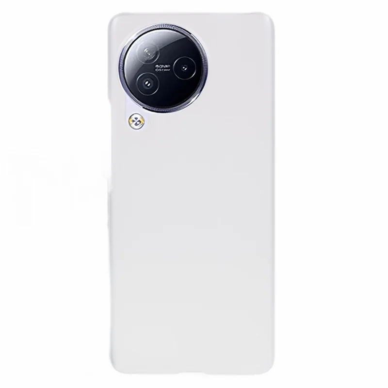 Für Xiaomi Civi 3 5G Gummiertes Mobiltelefon-Cover Fingerabdruck-frei Harte PC-Rückabdeckung - Transparent