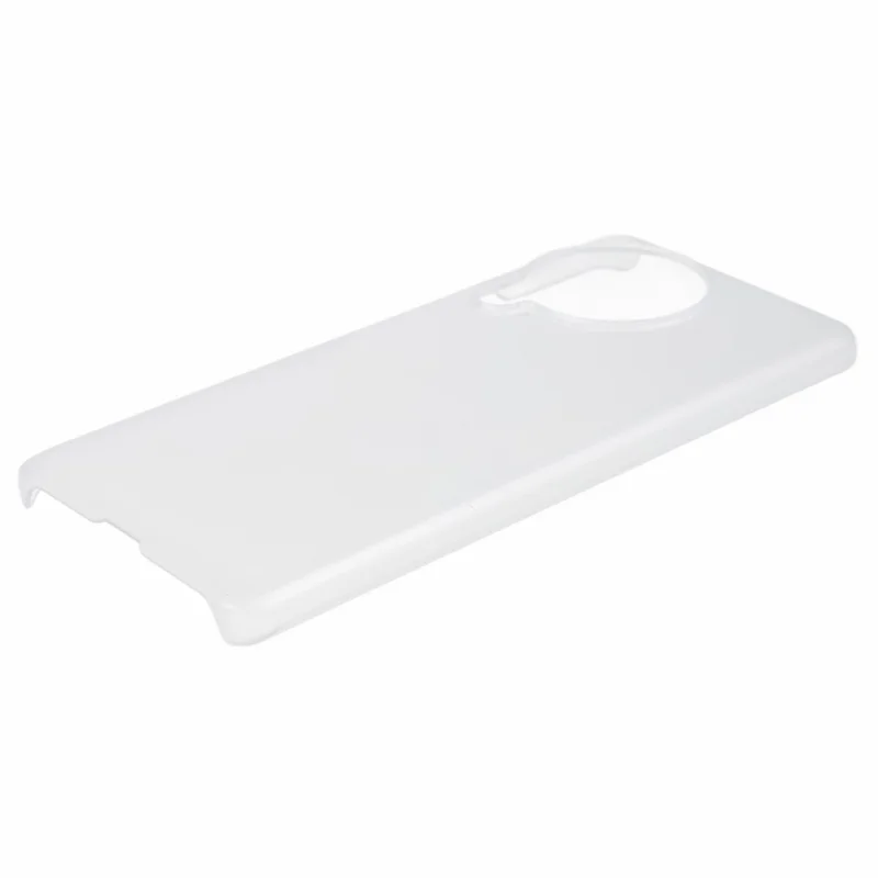Für Xiaomi Civi 3 5G Gummiertes Mobiltelefon-Cover Fingerabdruck-frei Harte PC-Rückabdeckung - Transparent