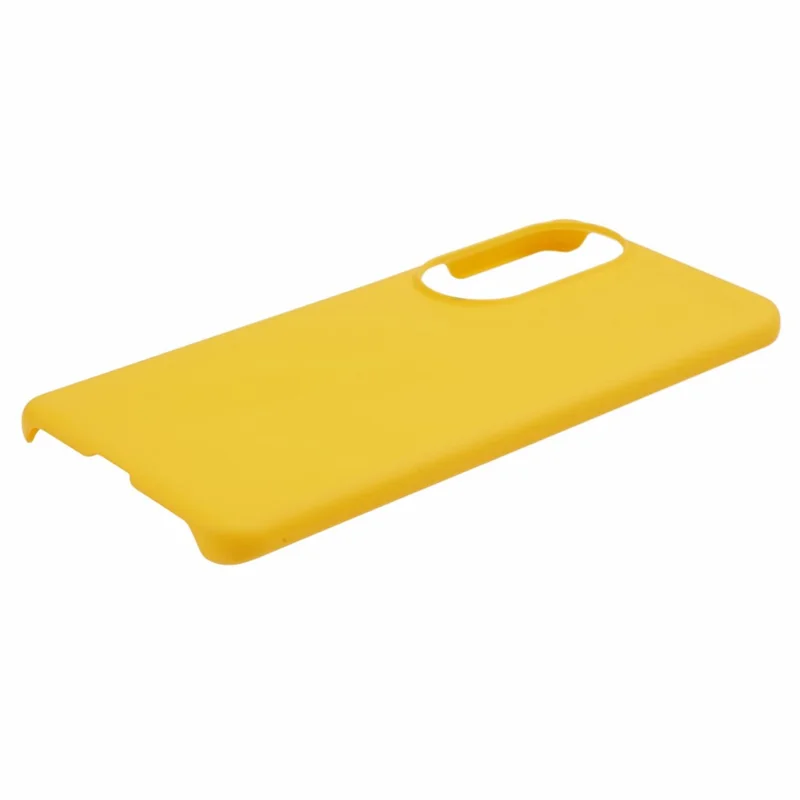 Protective Phone Case for Honor 90 , Scratch-resistant Rubberized PC Phone Cover - Yellow