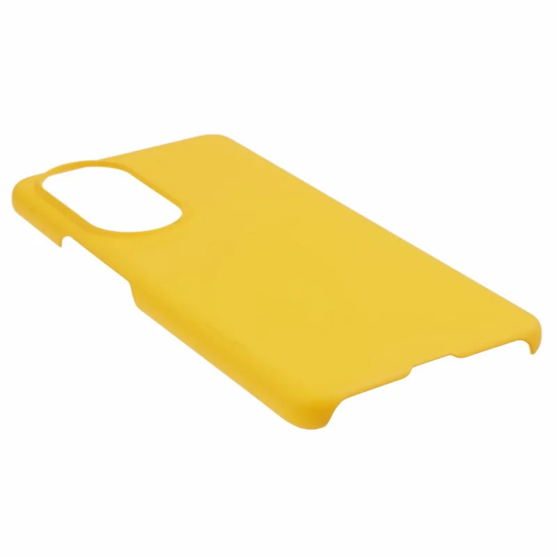Protective Phone Case for Honor 90 , Scratch-resistant Rubberized PC Phone Cover - Yellow