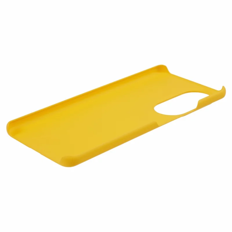 Protective Phone Case for Honor 90 , Scratch-resistant Rubberized PC Phone Cover - Yellow
