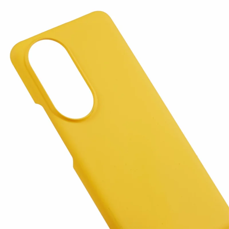 Protective Phone Case for Honor 90 , Scratch-resistant Rubberized PC Phone Cover - Yellow