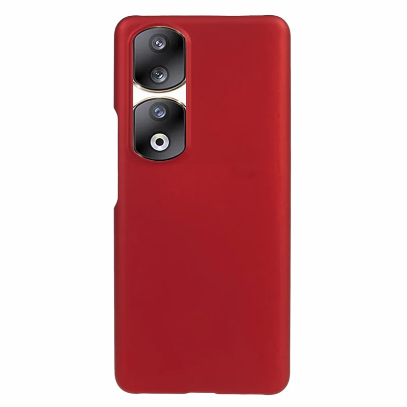 Gumowany etui na telefon Honor 90 Pro, twarda obudowa PC odporna na zarysowania - Czerwony