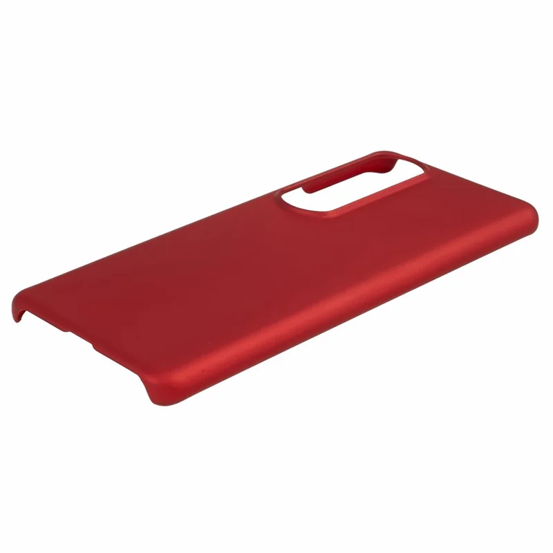 Gumowany etui na telefon Honor 90 Pro, twarda obudowa PC odporna na zarysowania - Czerwony