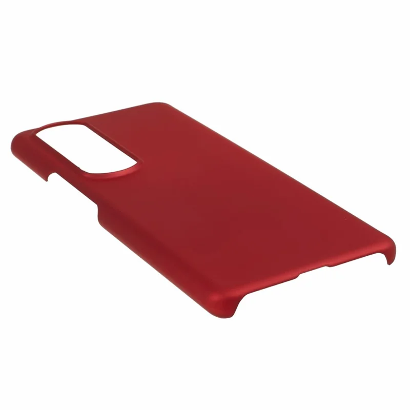 Gumowany etui na telefon Honor 90 Pro, twarda obudowa PC odporna na zarysowania - Czerwony