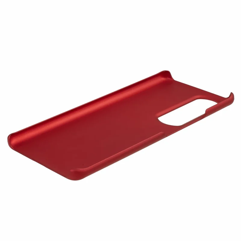 Gumowany etui na telefon Honor 90 Pro, twarda obudowa PC odporna na zarysowania - Czerwony