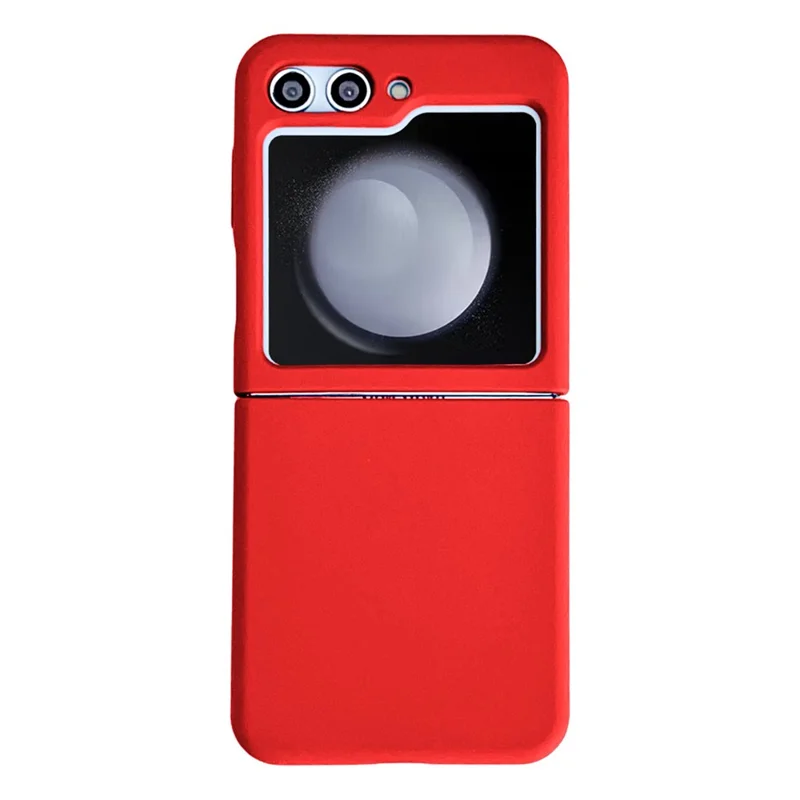 Silicone Phone Case for Samsung Galaxy Z Flip5 5G , Anti-scratch Protective Folding Phone Cover - Red