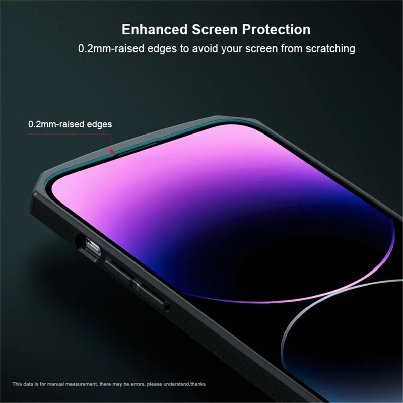 XUNDD Cyber Series Acrylic + TPU Funda para Teléfono iPhone 14, Cubierta de Teléfono a Prueba de Golpes con Airbag