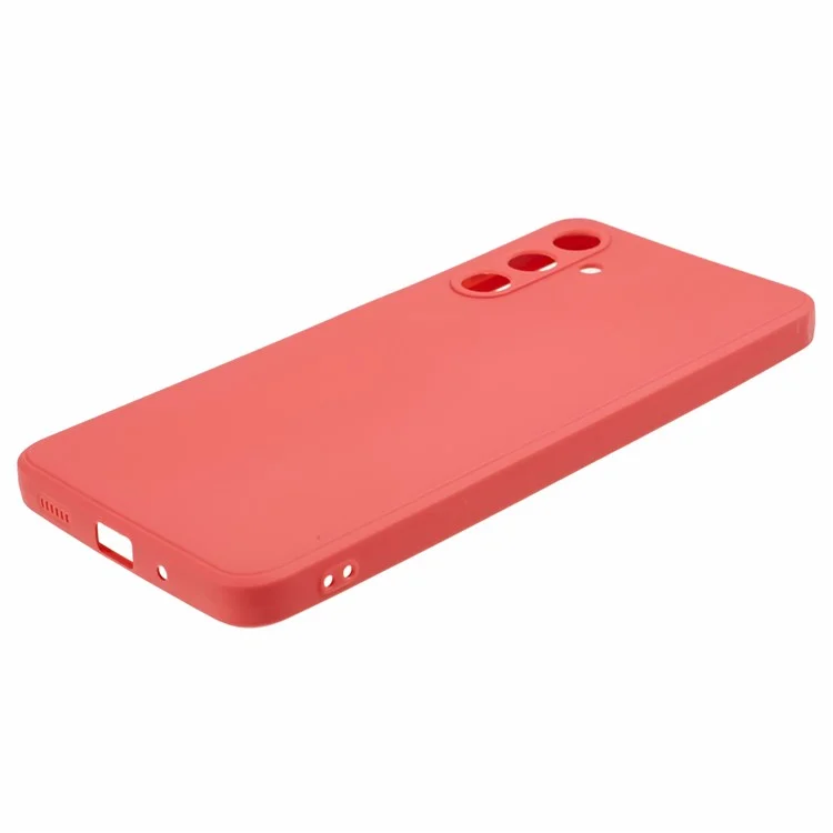 Per Samsung Galaxy M54 5G / F54 5G Straight Edge Phone Case Preciso Taglio Anti-graffio TPU Cover - Rosso