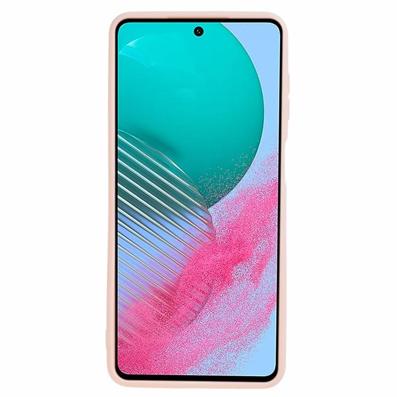 Per Samsung Galaxy M54 5G / F54 5G Custodia Telefonica con Bordo Dritto Taglio Preciso Anti-graffio Copertura TPU - Rosa