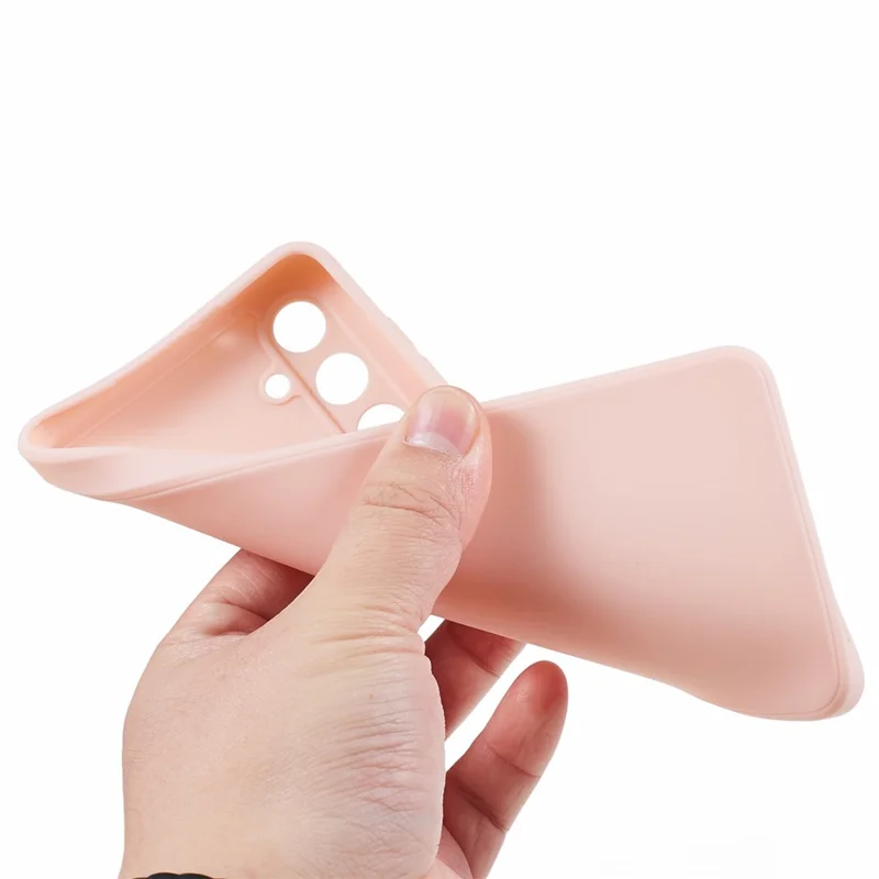 Per Samsung Galaxy M54 5G / F54 5G Custodia Telefonica con Bordo Dritto Taglio Preciso Anti-graffio Copertura TPU - Rosa
