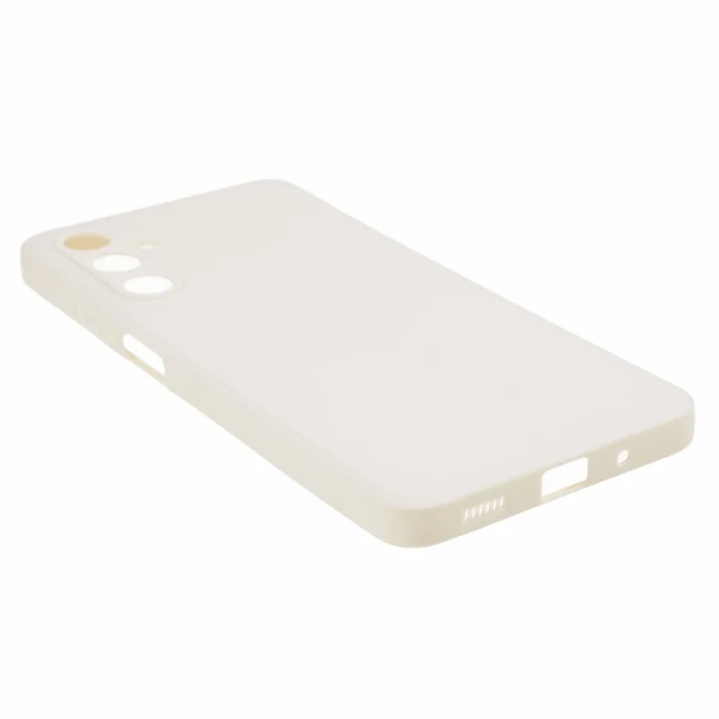 Para Samsung Galaxy M54 5G / F54 5G Funda de Teléfono de Borde Recto Cortes Precisos Antiarañazos Cubierta de TPU - Blanco