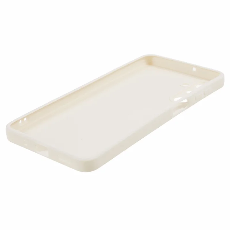 Para Samsung Galaxy M54 5G / F54 5G Funda de Teléfono de Borde Recto Cortes Precisos Antiarañazos Cubierta de TPU - Blanco