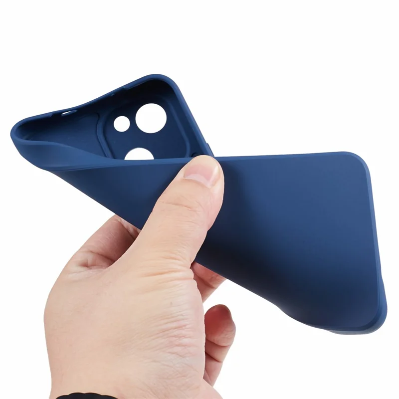 Straight Edge Phone Case for Huawei Maimang A20 , Precise Cutout Soft TPU Protective Cover - Sapphire