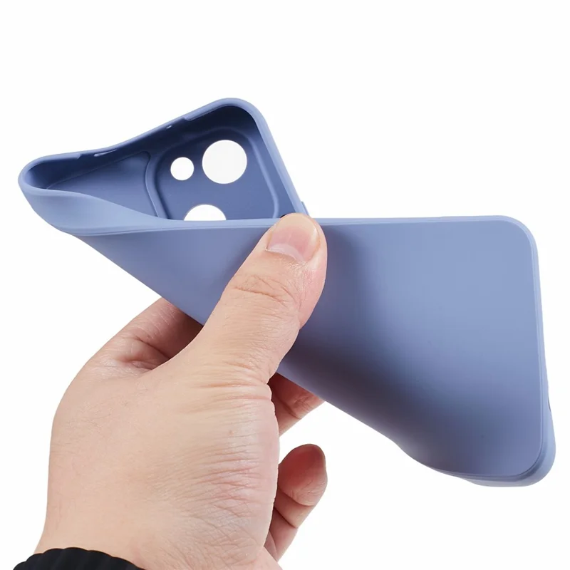 Straight Edge Phone Case for Huawei Maimang A20 , Precise Cutout Soft TPU Protective Cover - Lavender Grey