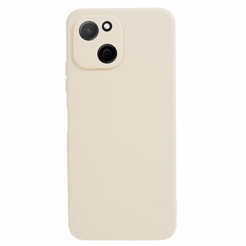 Straight Edge Phone Case for Huawei Maimang A20 , Precise Cutout Soft TPU Protective Cover - White