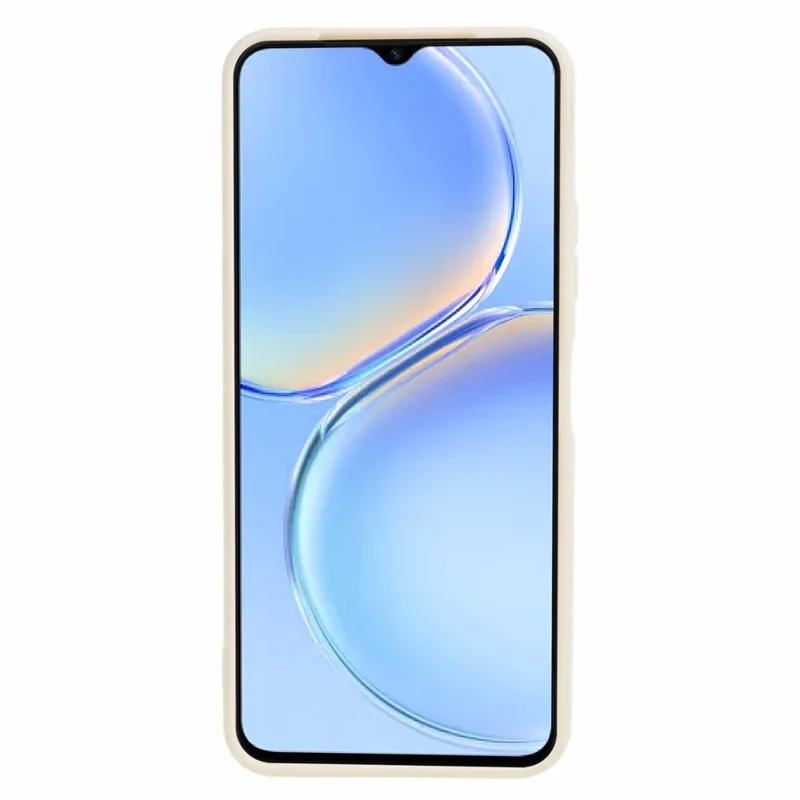 Straight Edge Phone Case for Huawei Maimang A20 , Precise Cutout Soft TPU Protective Cover - White