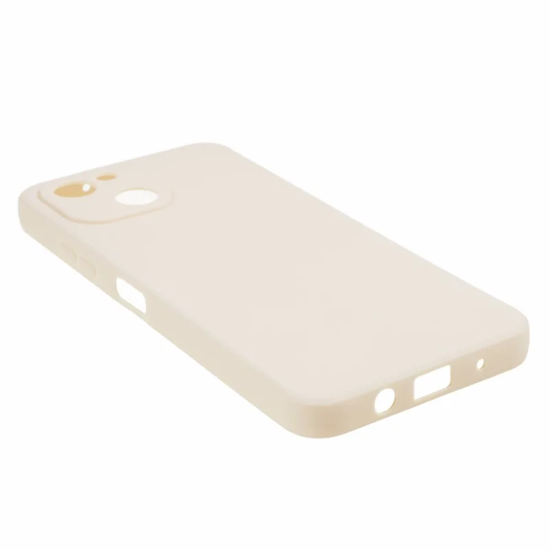 Straight Edge Phone Case for Huawei Maimang A20 , Precise Cutout Soft TPU Protective Cover - White