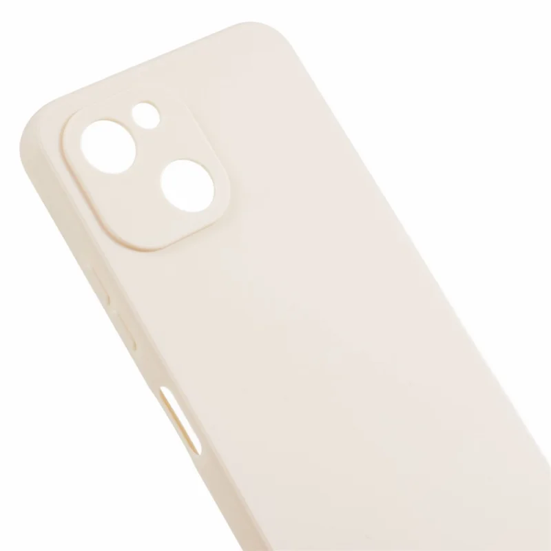 Straight Edge Phone Case for Huawei Maimang A20 , Precise Cutout Soft TPU Protective Cover - White