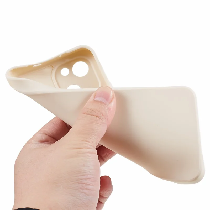 Straight Edge Phone Case for Huawei Maimang A20 , Precise Cutout Soft TPU Protective Cover - White