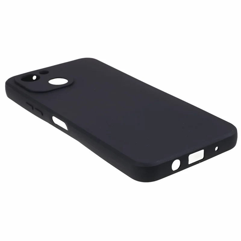 Straight Edge Phone Case for Huawei Maimang A20 , Precise Cutout Soft TPU Protective Cover - Black
