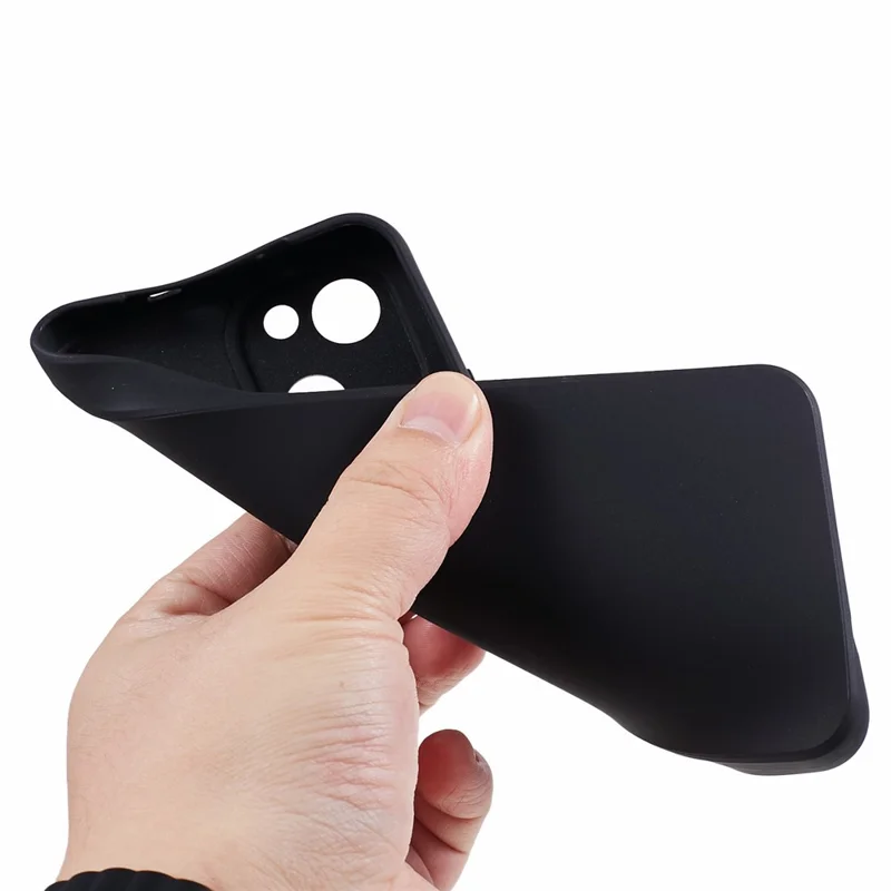 Straight Edge Phone Case for Huawei Maimang A20 , Precise Cutout Soft TPU Protective Cover - Black