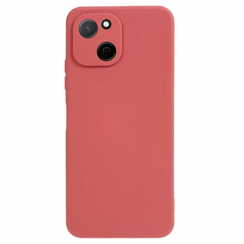 Straight Edge Phone Case for Huawei Maimang A20 , Precise Cutout Soft TPU Protective Cover - Red