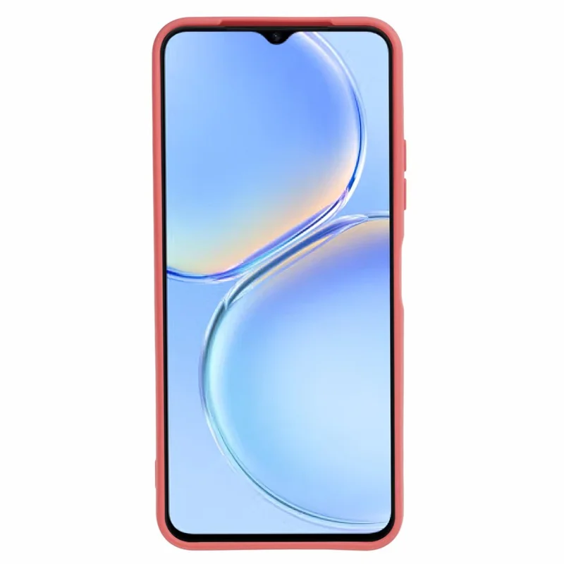 Straight Edge Phone Case for Huawei Maimang A20 , Precise Cutout Soft TPU Protective Cover - Red
