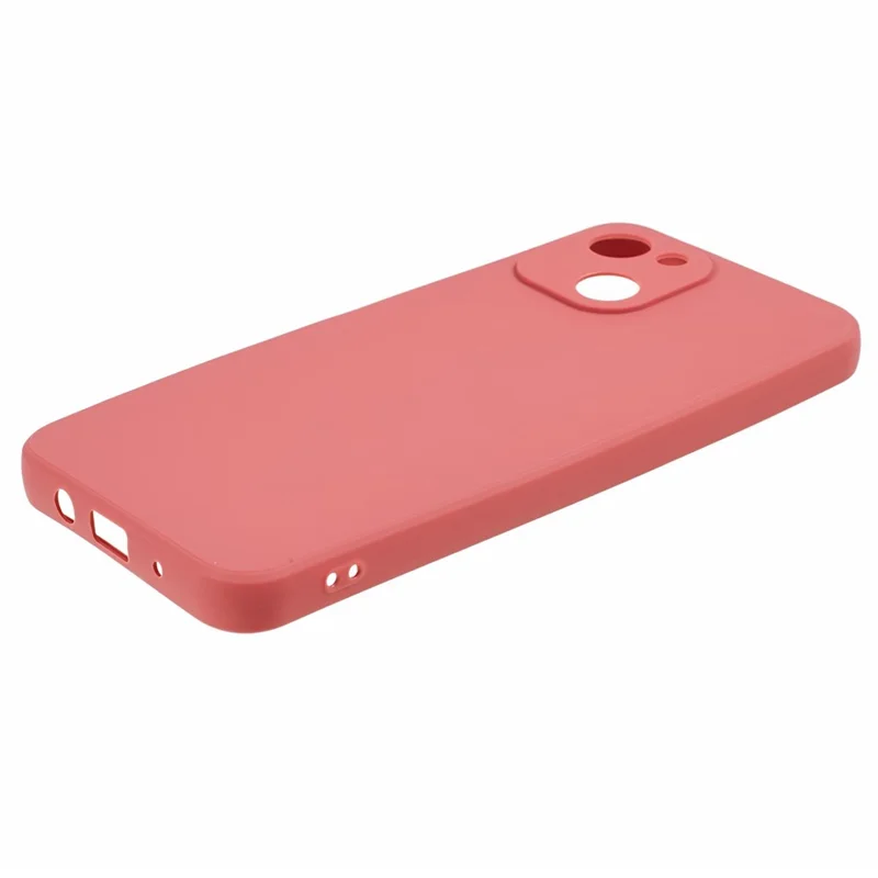 Straight Edge Phone Case for Huawei Maimang A20 , Precise Cutout Soft TPU Protective Cover - Red