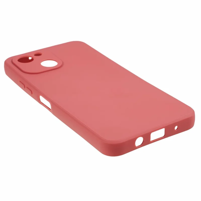 Straight Edge Phone Case for Huawei Maimang A20 , Precise Cutout Soft TPU Protective Cover - Red