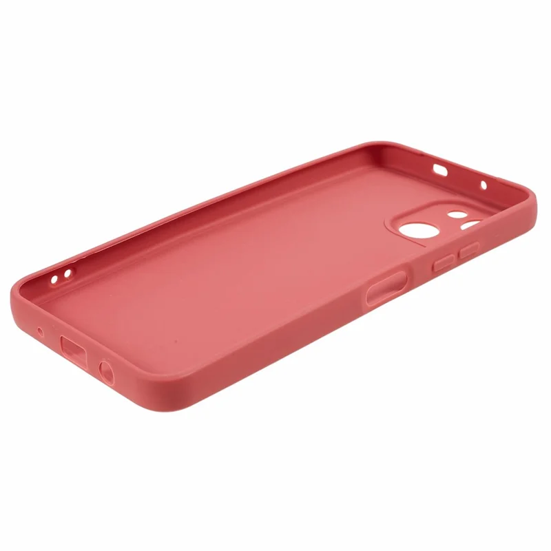 Straight Edge Phone Case for Huawei Maimang A20 , Precise Cutout Soft TPU Protective Cover - Red