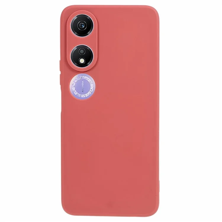 Gerade Kante Handyhülle für Honor Play 40, präziser Ausschnitt Soft TPU Schützende Handyhülle - Rot