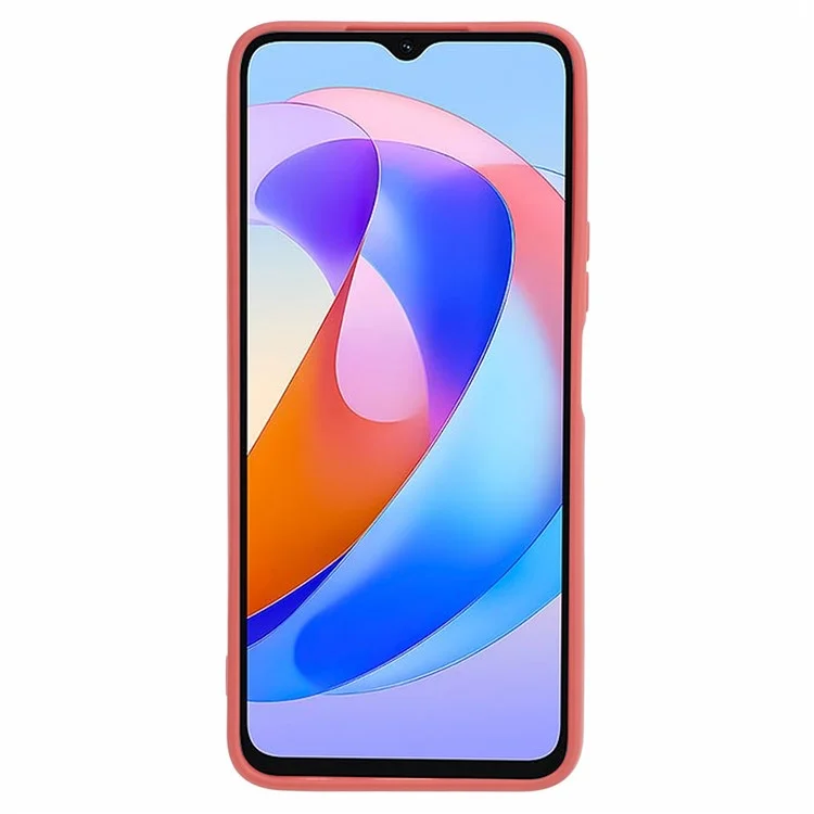 Gerade Kante Handyhülle für Honor Play 40, präziser Ausschnitt Soft TPU Schützende Handyhülle - Rot