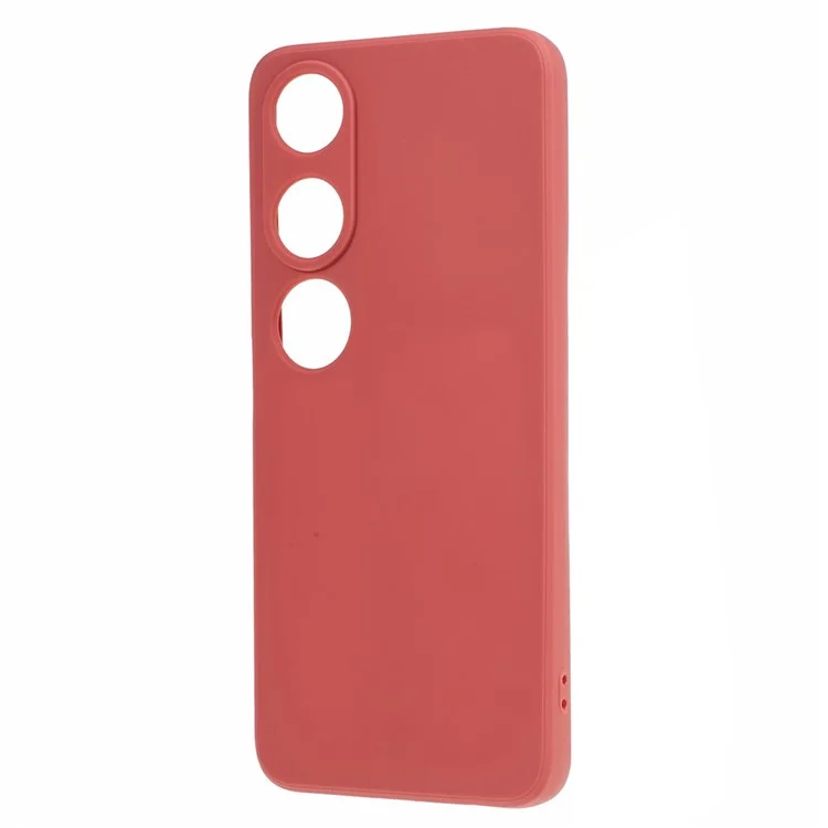Gerade Kante Handyhülle für Honor Play 40, präziser Ausschnitt Soft TPU Schützende Handyhülle - Rot